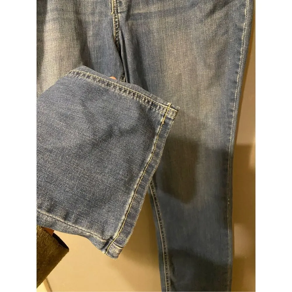 Lee Riders Light Wash Midrise Straight Leg Jeans Size 16 - Image 3