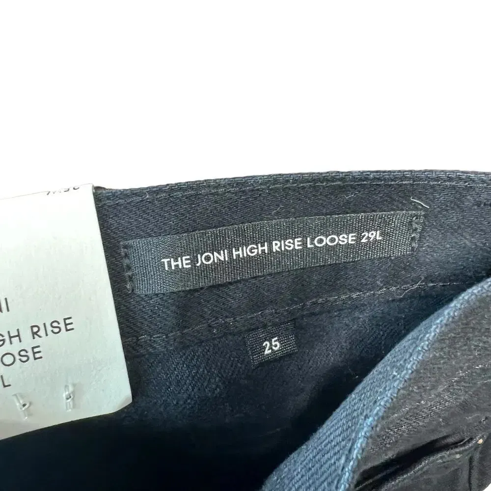 Aritzia Denim Forum The Joni High Rise Loose Jeans Baggy Denim Black Size 25 29L - Image 13