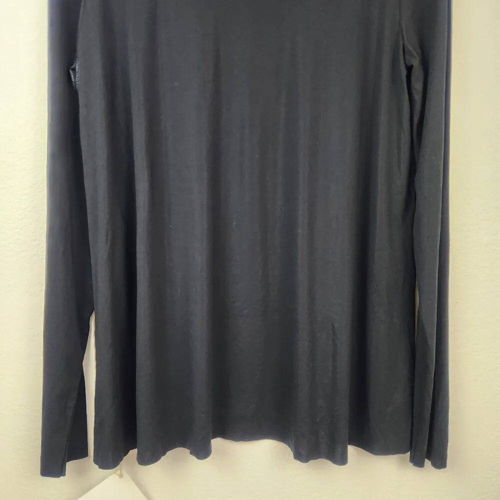 Wolford Black Long Sleeve Shirt Size Medium - Image 6