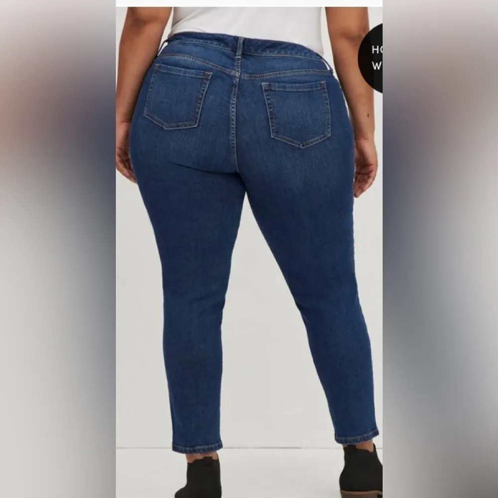 Torrid Boyfriend Straight Vintage Stretch Mid-Rise Jean 22X29.5 Stretch Casual - Image 6