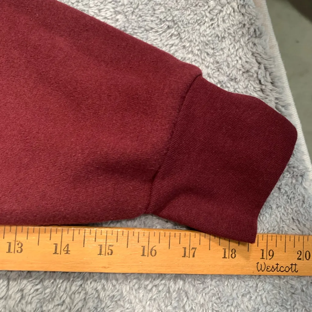 Weworewhat burgundy wellness club crew neck sweatshirt XL - Image 7