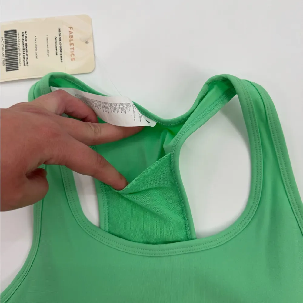 Fabletics Women's On-The-Go Racerback Sports Bra II Size XXS NWT - Image 4