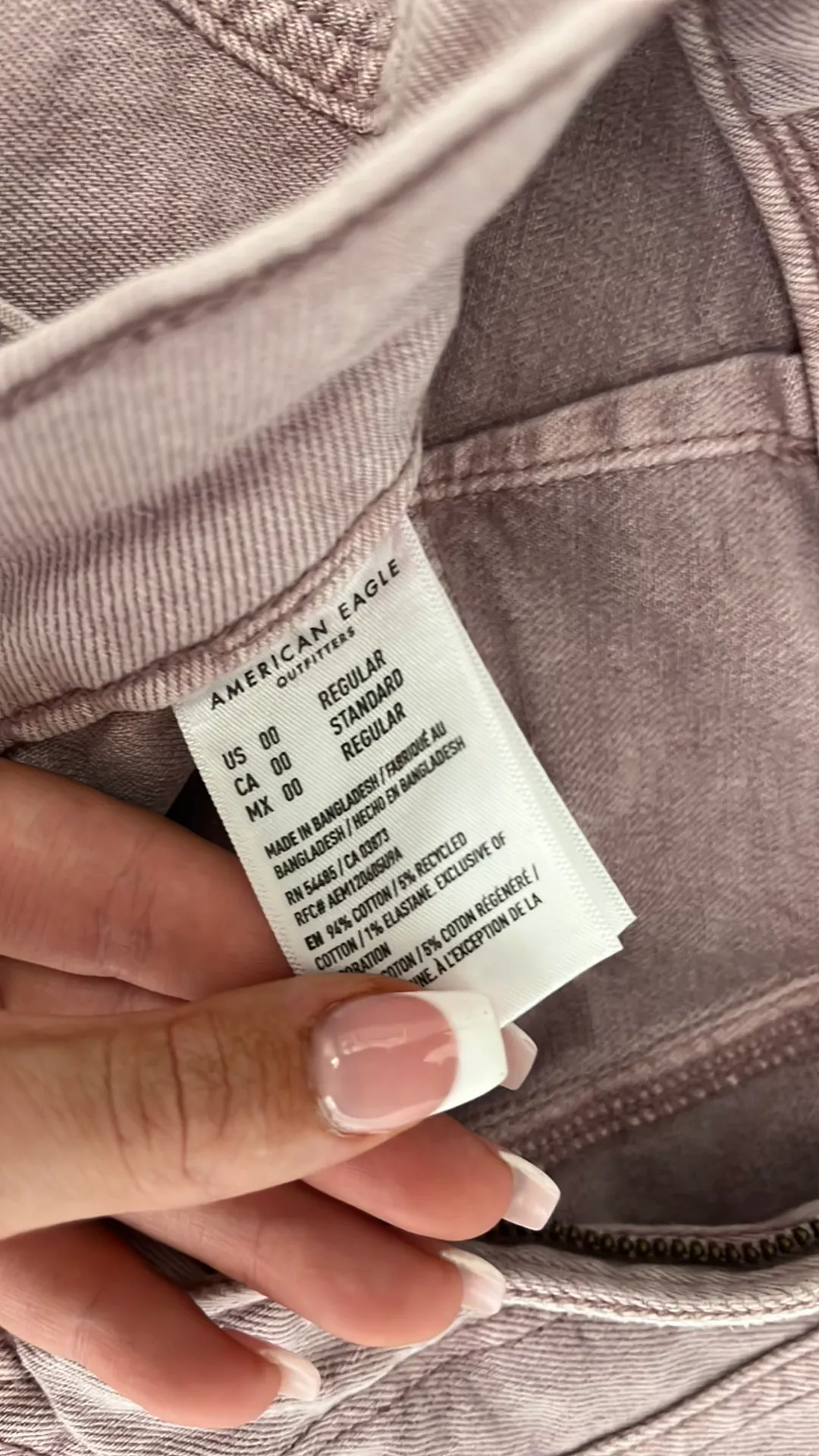 purple wide leg jeans - Image 3