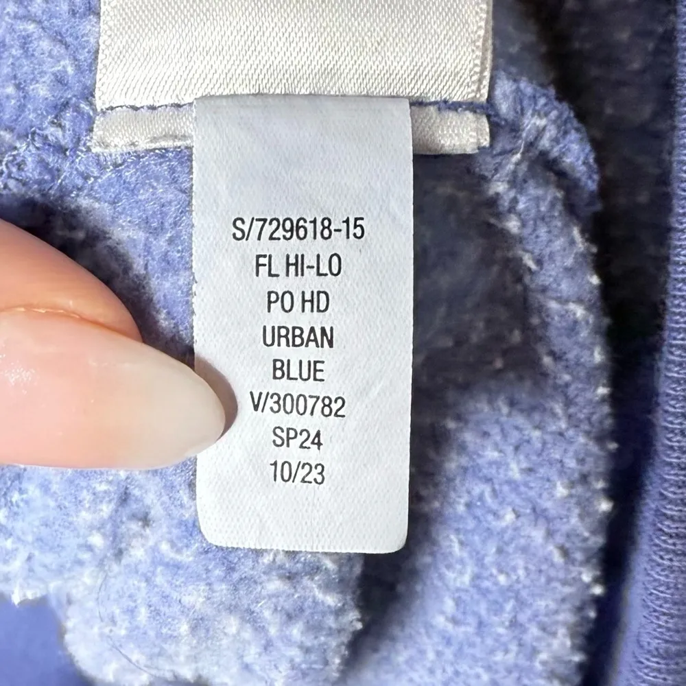 Gap Women’s Vintage Soft Hoodie Sweatshirt Urban Blue Ombré Purple XL RN#54023 - Image 8