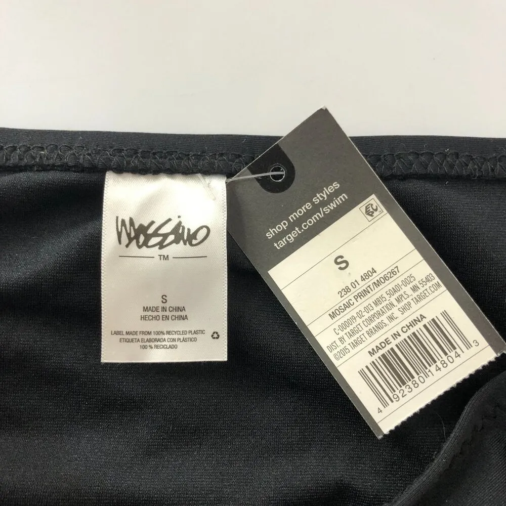 Mossimo Bikini Bottom Hipster Aztec Print Black S - Image 3