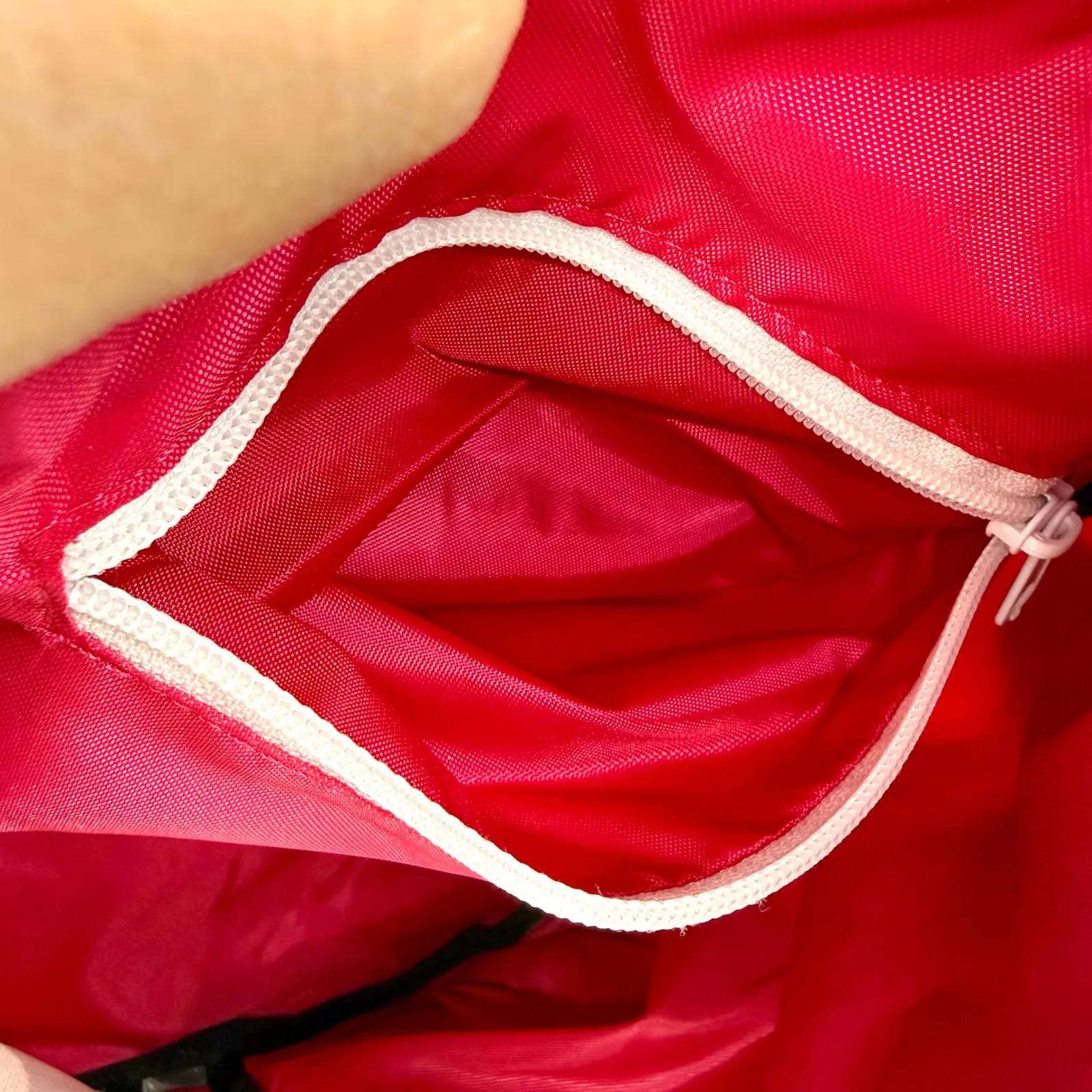 KAVU Rope Sling Bag Polka Dot Gray Pink Teal Shoulder Backpack Purse 0100460 - Image 12