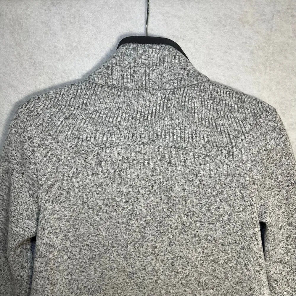 Lululemon Its Fleecing Cold Zip Up Jacket Heathered White Gray Women Size 6 EUC - Image 11