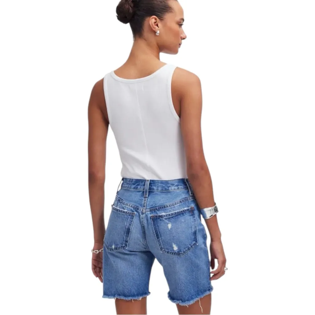 Madewell Long Denim Shorts - Image 5