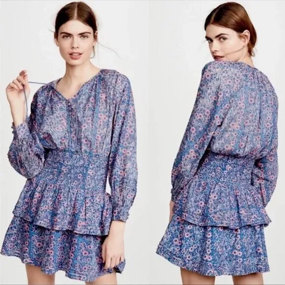 Cleobella 💕💕 Bianca Dress ~ Rose Floral Print Medium - Image 2