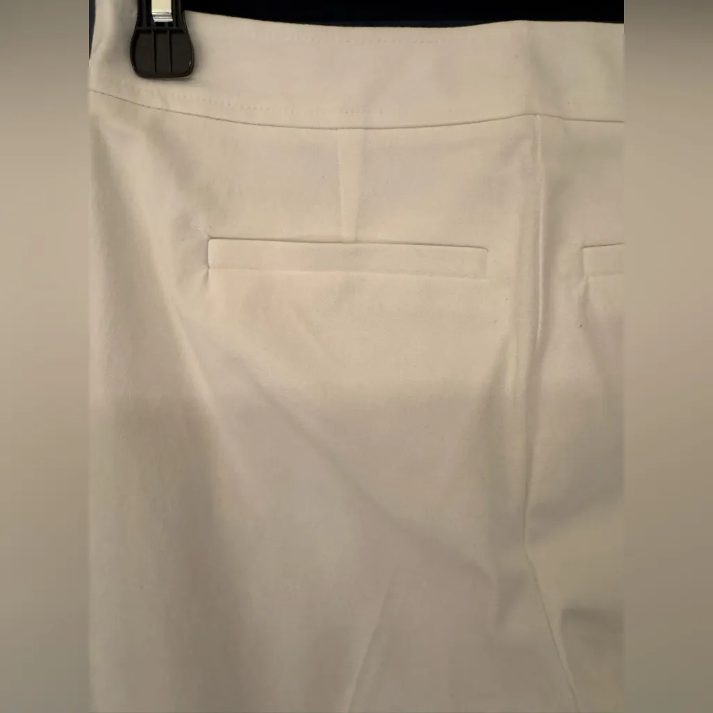 Trina Turk Lulu Pants Cropped Women’s White Cotton Size 00 - Image 12