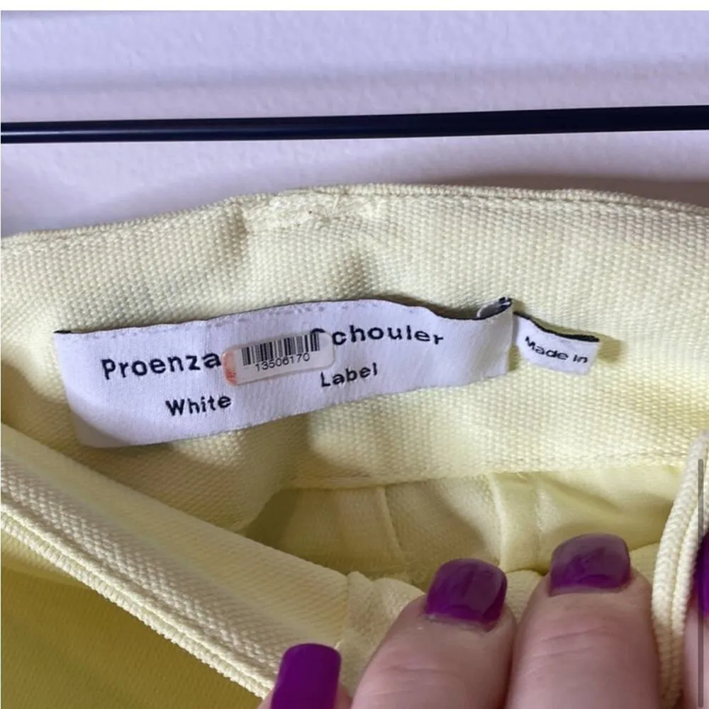 Proenza Schouler Pique Pants pale yellow - Image 7