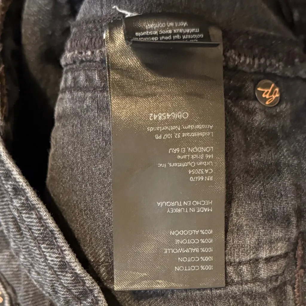 We The Free People Haywire high-rise skater jeans in a washed black - Image 5