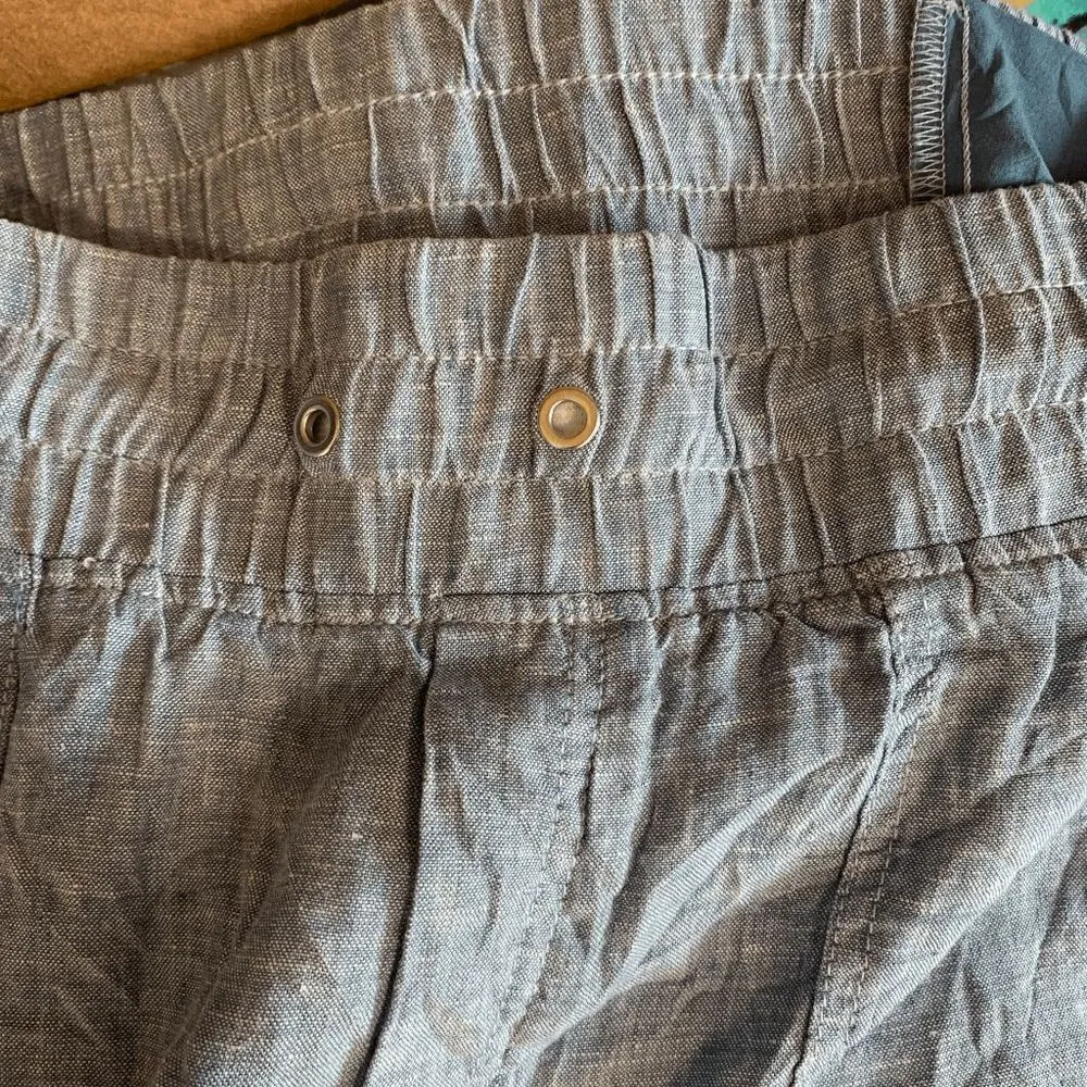 Athleta Linen Pull On Elastic Waist Pant - Image 9