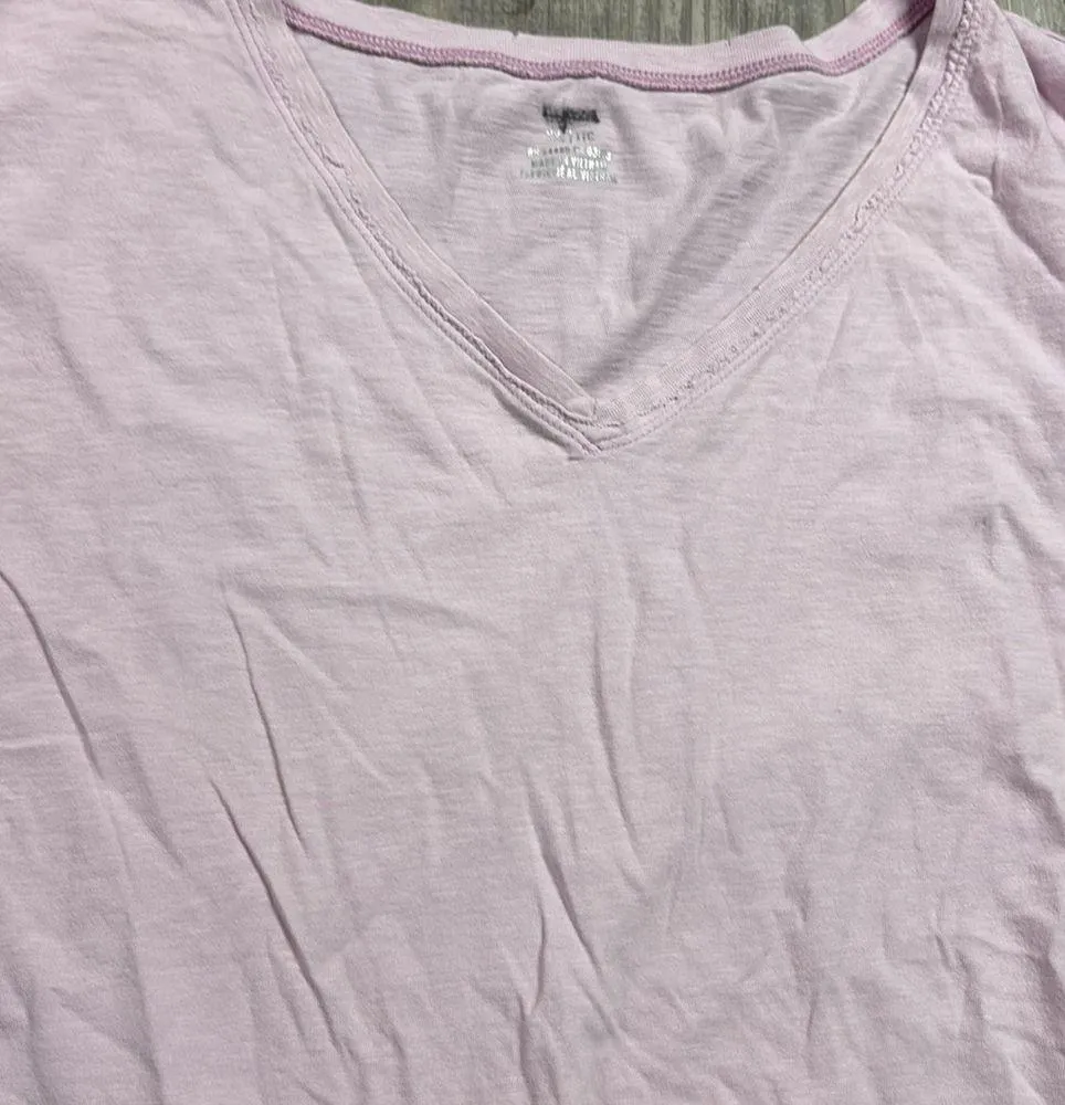 Aerie lavender/ Pink V-Neck Women's Top xxl - Image 3