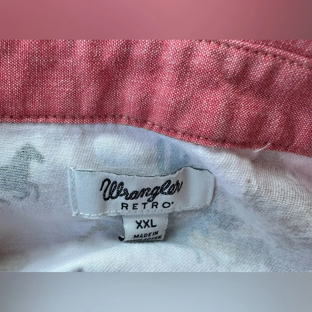 WOMEN'S WRANGLER DESERT SLIM WESTERN SNAP TANK size XXL - Image 5