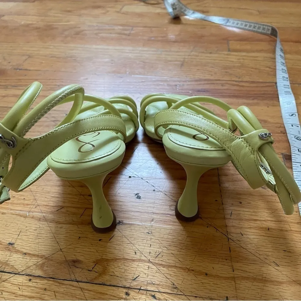 Sam Edelman Neon Green Strappy Heels Size 7.5 - Image 5