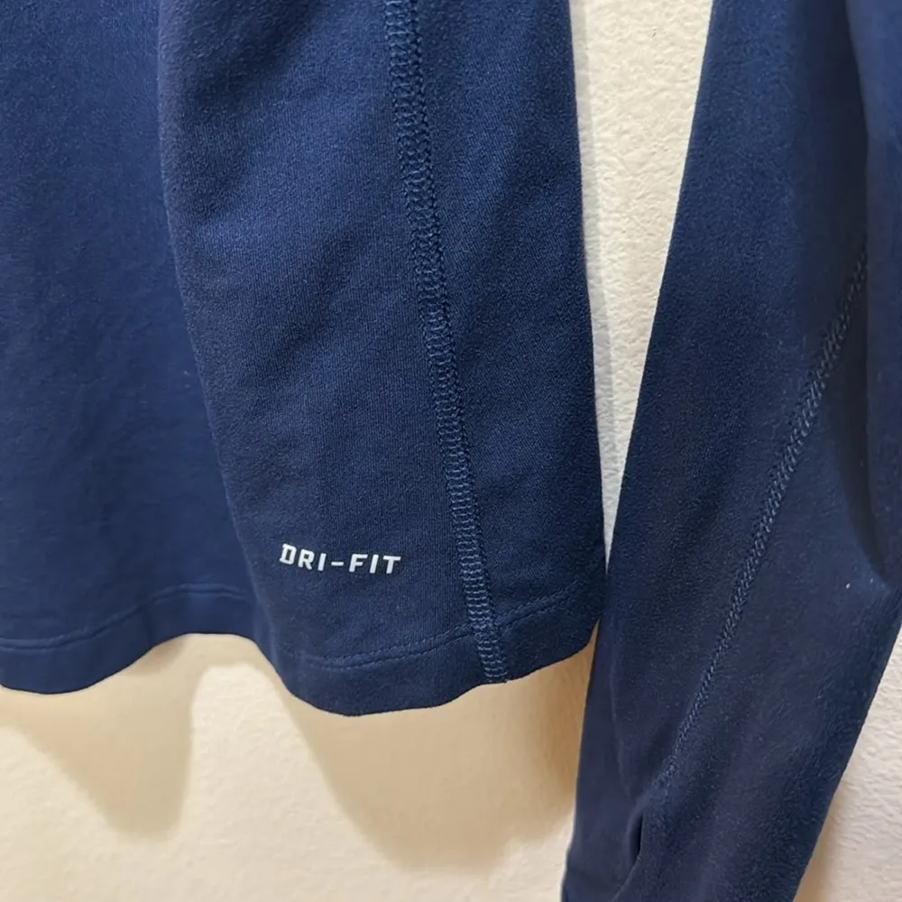 NFL Nike Rams Navy Tailgate Element Half-Zip Jacket - Image 5