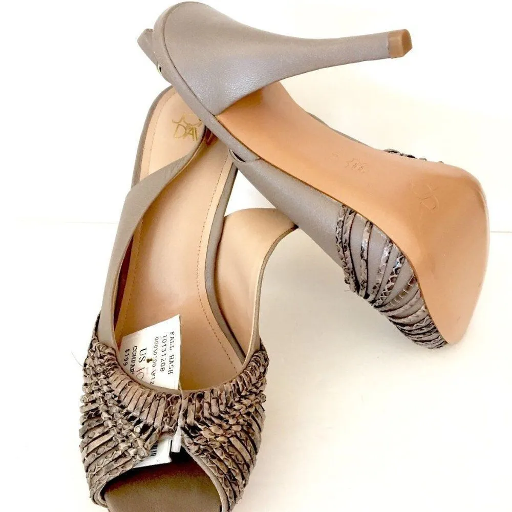 Joan & David Leather Heels NEW 10 M - Image 3