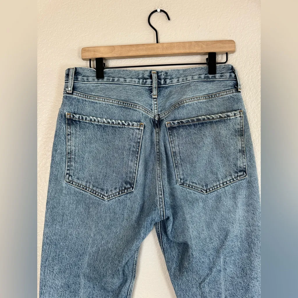 Agolde Jeans Riley High Rise Straight Leg Crop in Emulsion size 30 $188 - Image 8