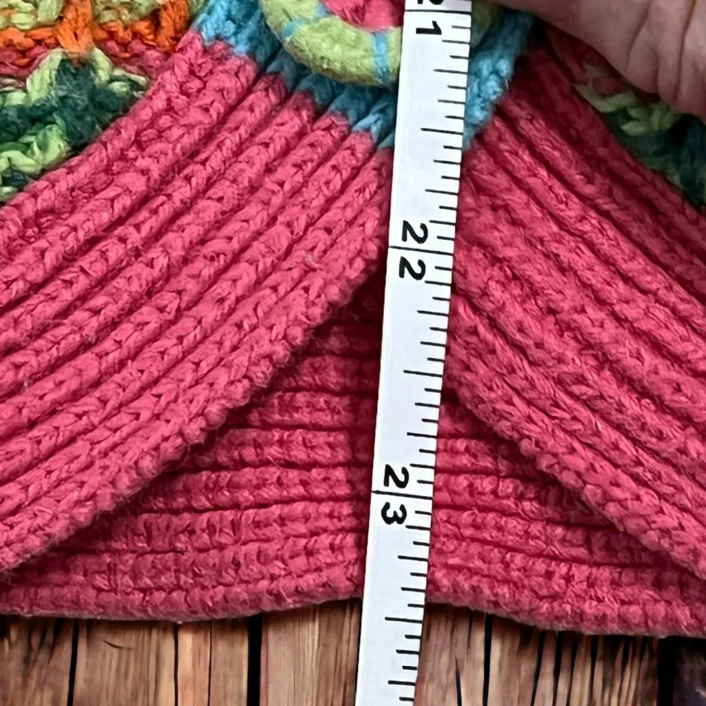 Susan Bristol Bright Pastels Striped Cardigan‎ Size Medium - Image 12