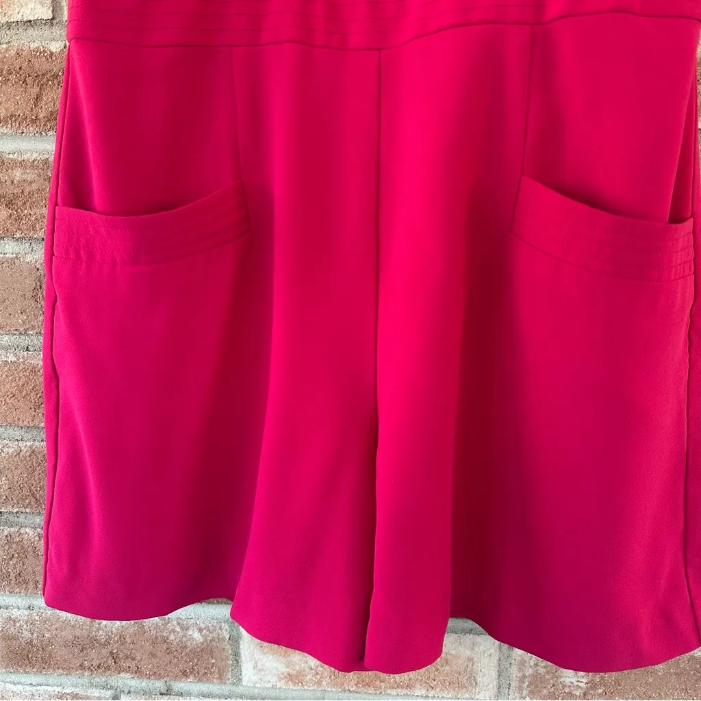 Trina Turk Zoria Romper Hot Pink One Piece Women’s 8 Barbie - Image 4