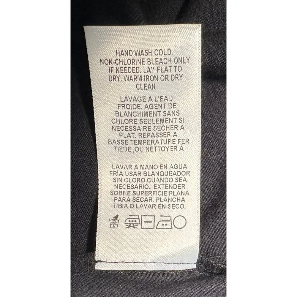 VELVET By Graham & Spencer Jules Long Modal Jersey Dress Black 70s Vibes Size L Size L - Image 7