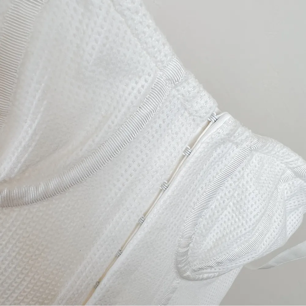 Jonathan Simkhai Paisley Bobbinet Bustier Bodysuit in Parchment Size M - Image 9