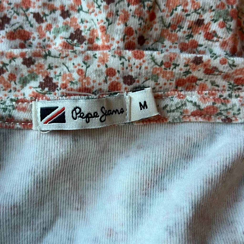 Pepe Jeans ONNIE Floral Print Cotton T-Shirt - Image 5