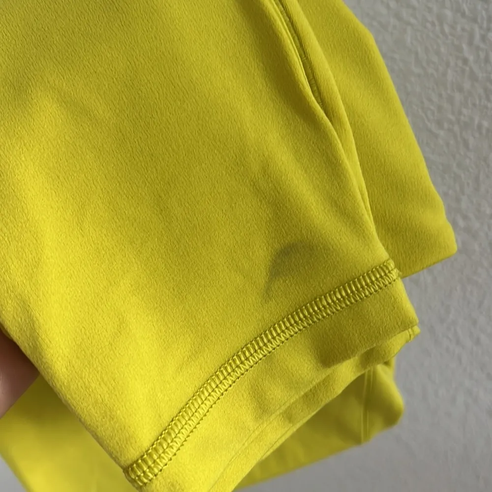 American Eagle Aerie Offline 7/8 Legging Smocked Sides Yellow Soft Small - Image 7