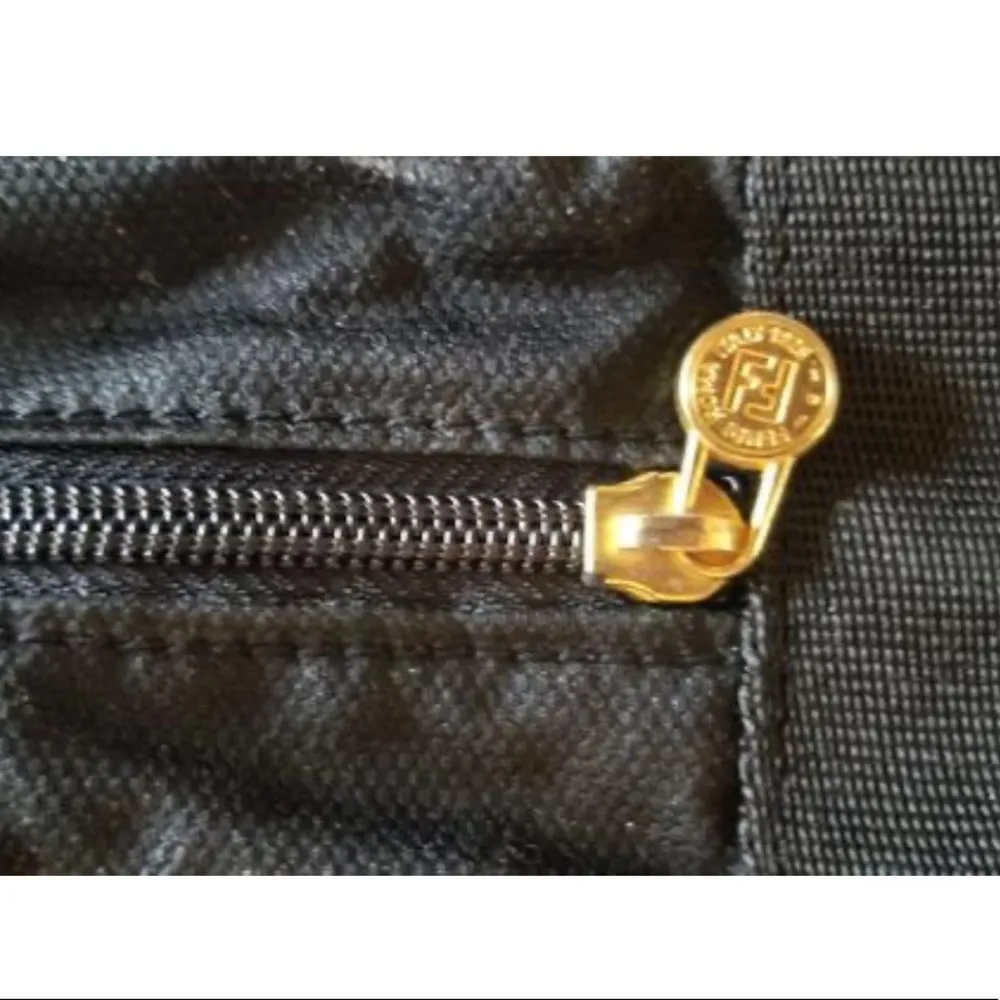 Fendi Duffle XL Foldable Black Weekend/Travel Bag​ - Image 9