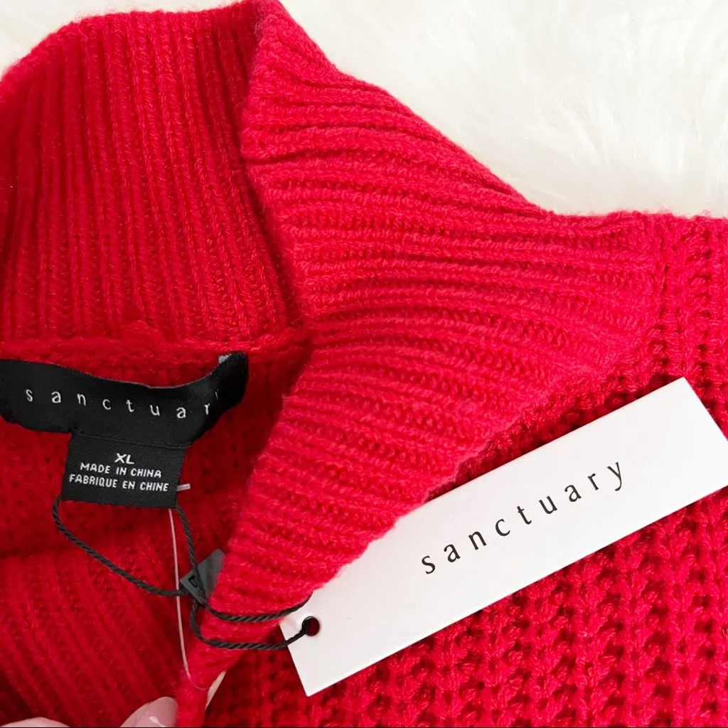 REVOLVE Sanctuary Red Speedway Striped Sweater - Image 6
