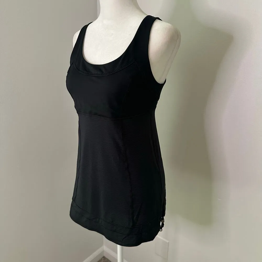 Lululemon Run Tame Me black pinstripe sleeveless tank top - Image 3