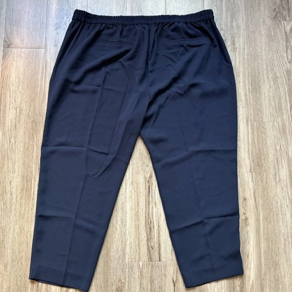 J. Crew Classic Jamie Pants with Elastic Waist Navy Blue Plus Size 22 NWT - Image 10