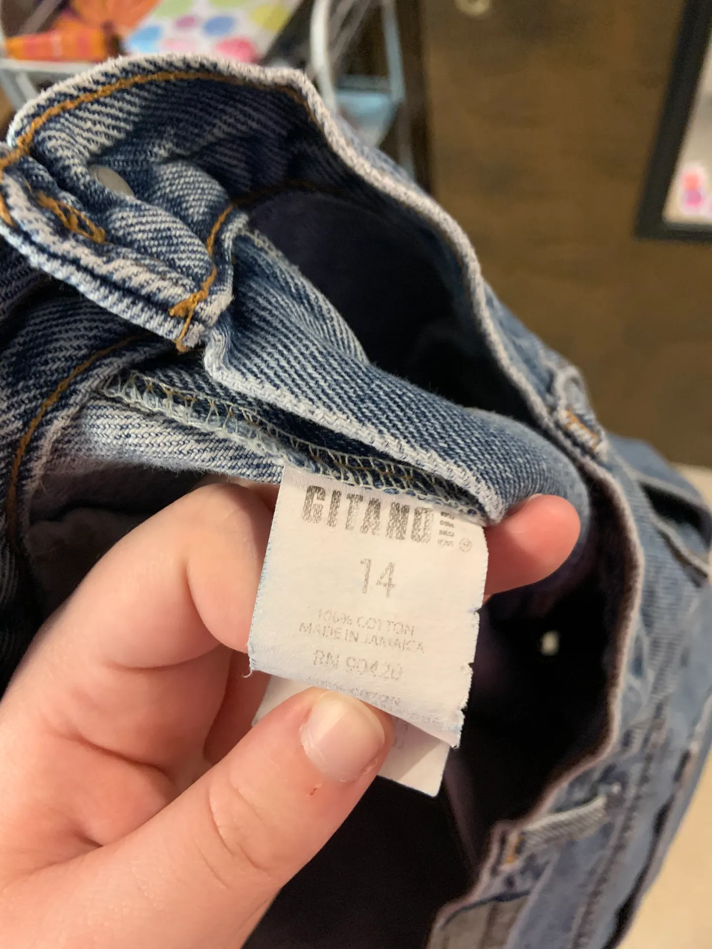 gitano jean shorts Blue Size 14 - Image 3