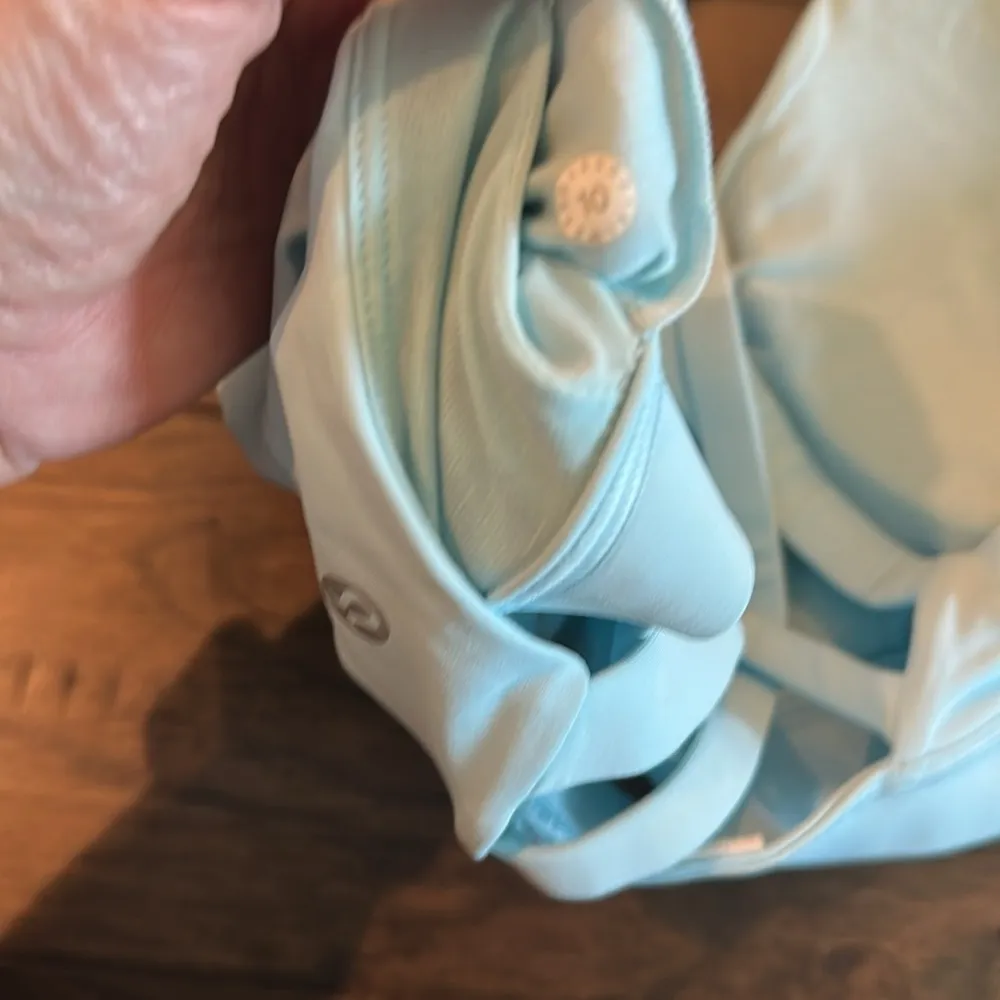 Lululemon Blue Glow Stash N’ Run Bra Sz 10 - Image 10