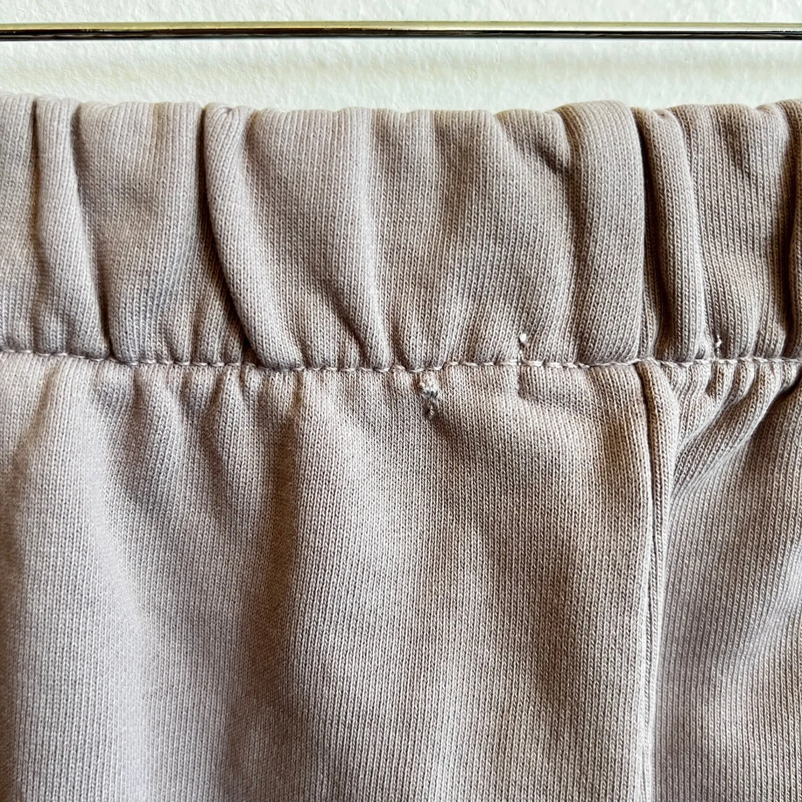 Brandy Melville Sweatpants Mauve Womens One Size Jogger Elastic Athleisure - Image 6