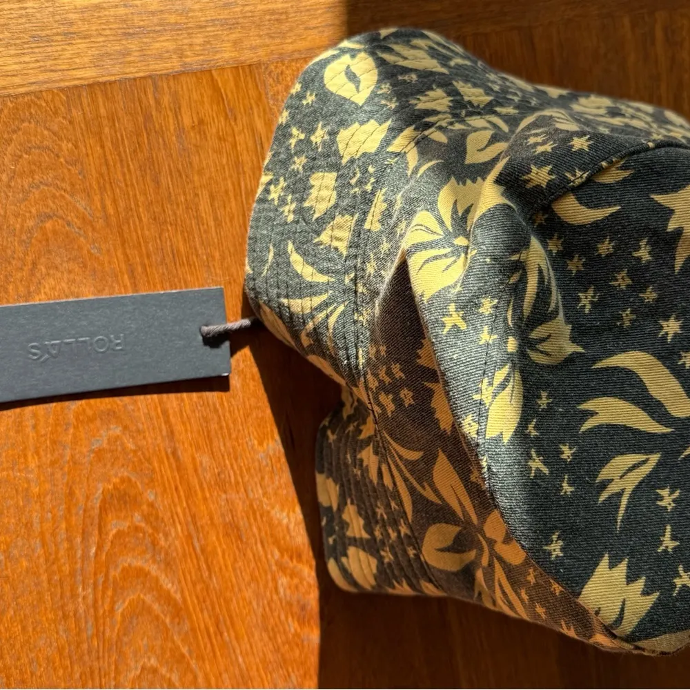 Rolla's Floral Bucket Hat Black - Image 2