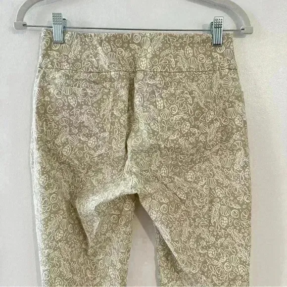 Orvis‎ Skinny Leg Chino Pants Women’s Size 6 Stretch 4 Pockets Floral - Image 13