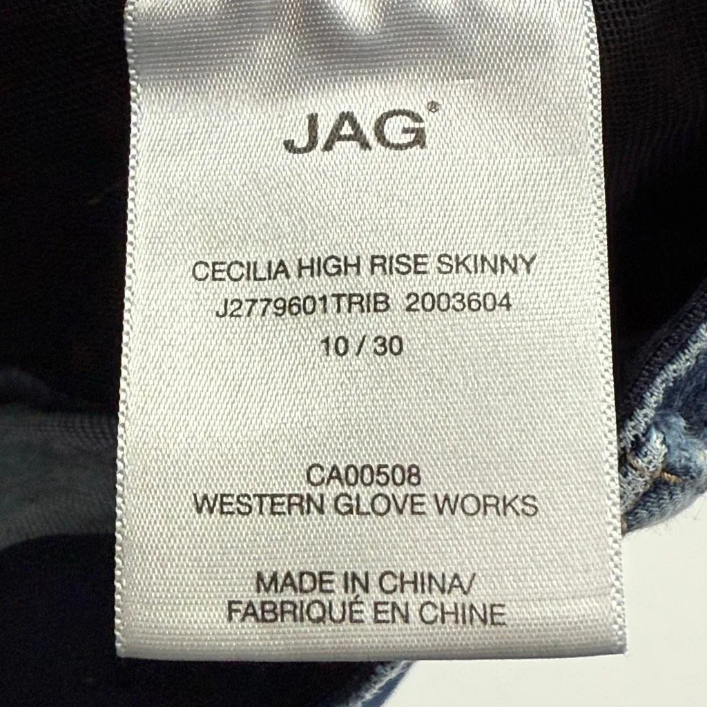 Jag Cecilia mid-rise skinny women’s denim jeans, size 10/30 - Image 5