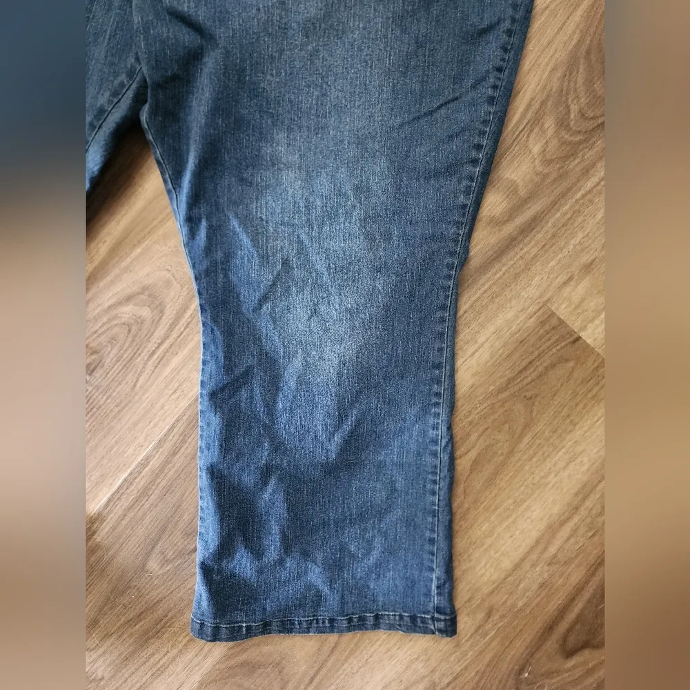 PLUS SIZE Blue Denim Jeans FULL LENGTH - Image 5