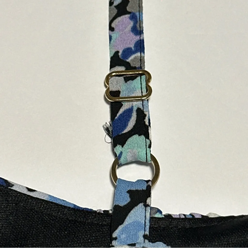 Elle Blue Maxi Dress with Smocked Ruffles - Image 4