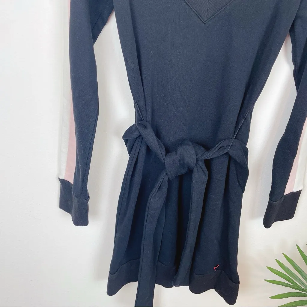 n:Philanthropy Fisher Sweatshirt Long Sleeve Casual Mini Dress Black Multi NWT - Image 3