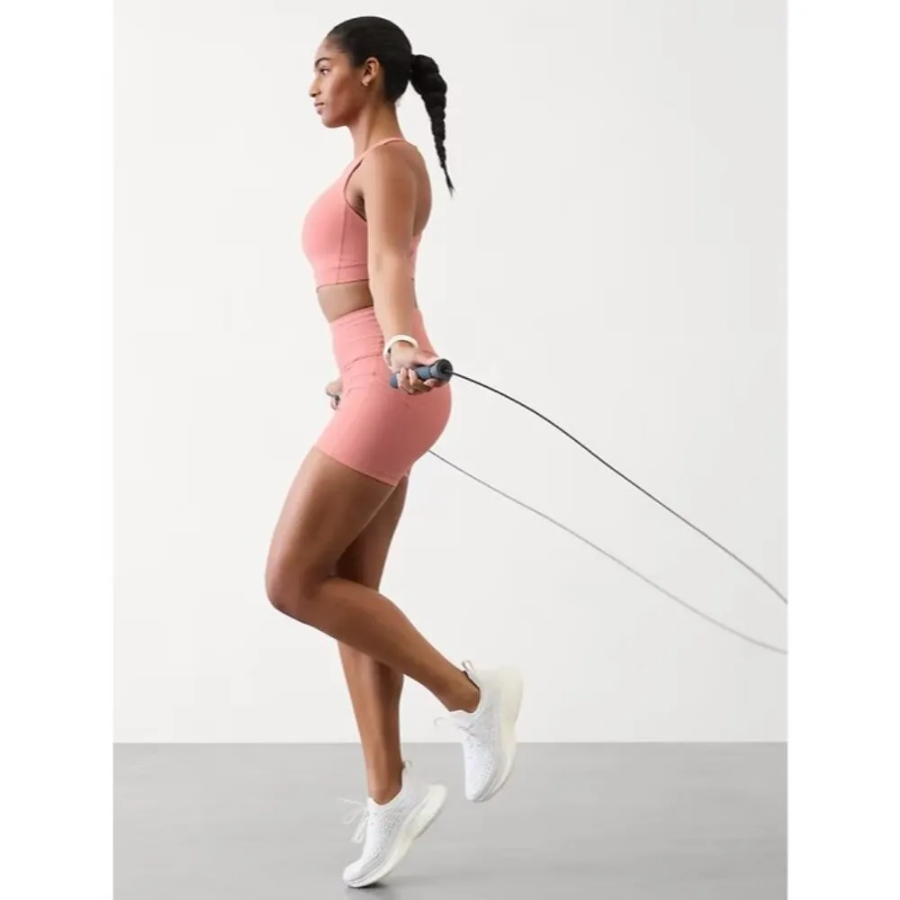 Athleta XL Interval Stash 5" Short Natural Rose X-Large - Image 3