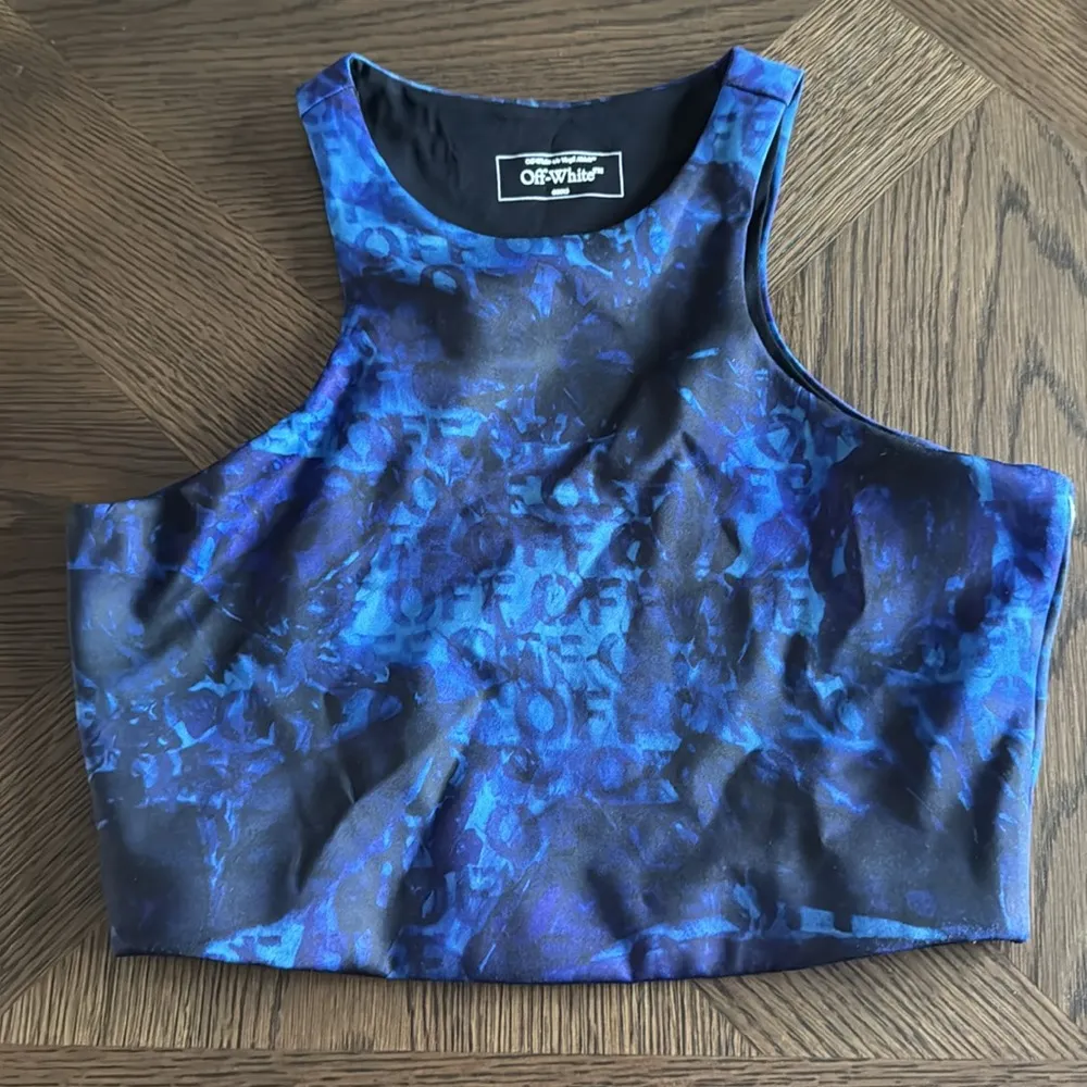 Off-White all-over logo-print crop top, Size Smalll, $449 - Image 7