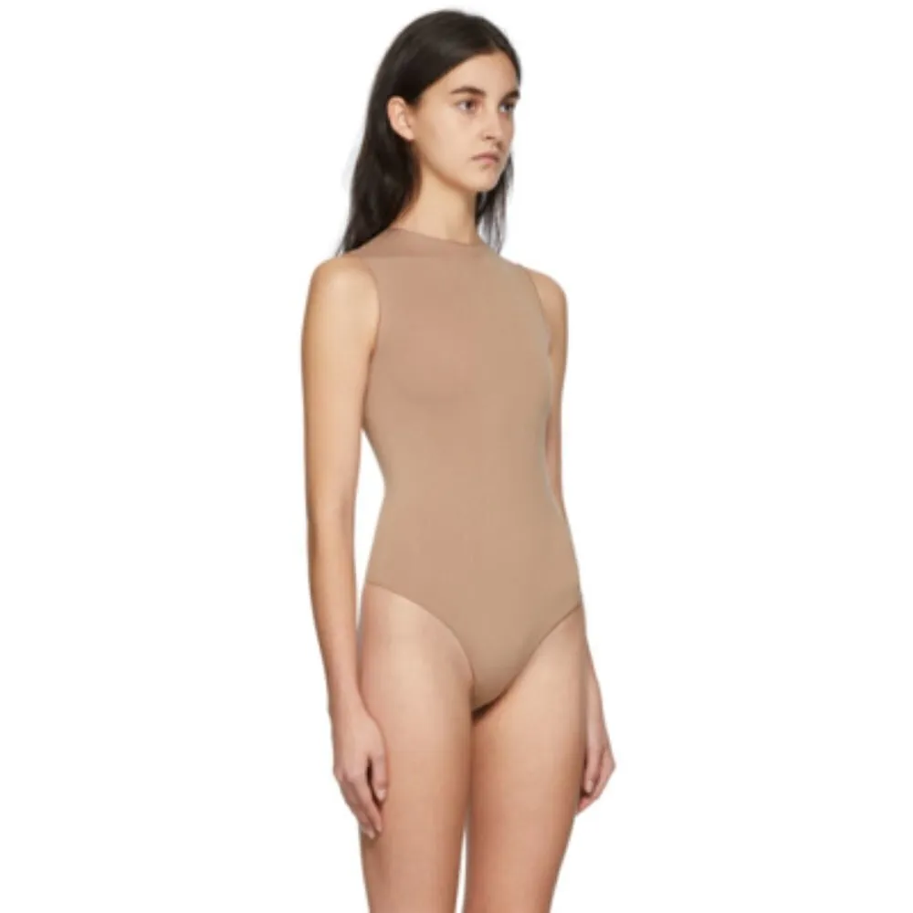 SKIMS Crewneck Sleeveless Bodysuit in Tigers Eye Size XX-Small / X-Small - Image 7