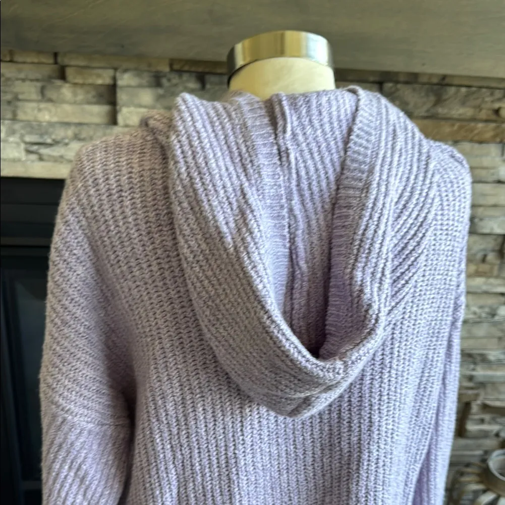 Rachel Zoe Cozy Purple Hoodie Sweater - Image 8