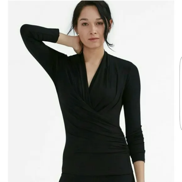 MM Lafleur Black‎ Long Sleeve Fey Top Size L - Image 2