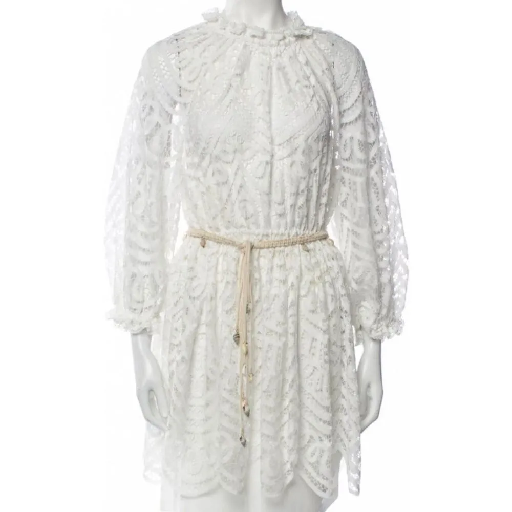 NWT zimmermann bonita la s dress white AU1 - Image 5