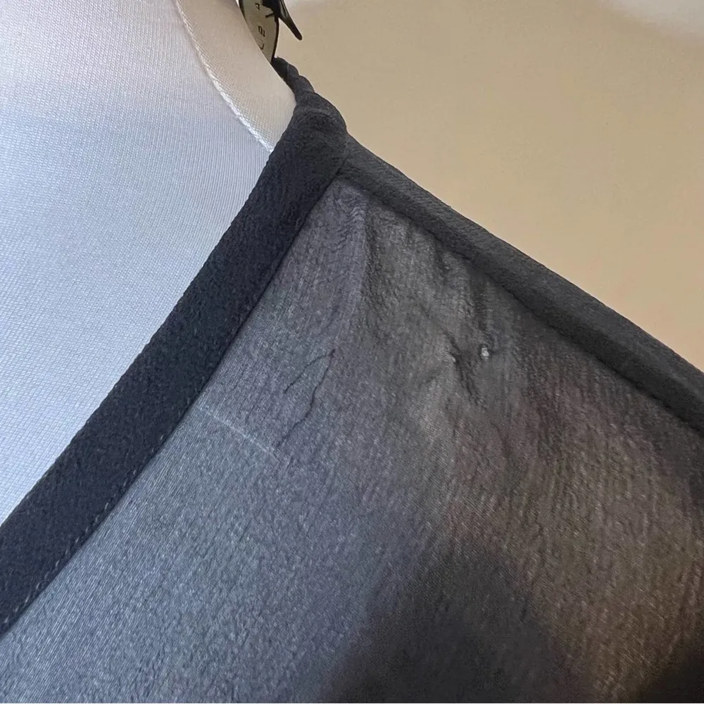 Barbara Bui silk sequin owl top semi sheer sz 38 - Image 7