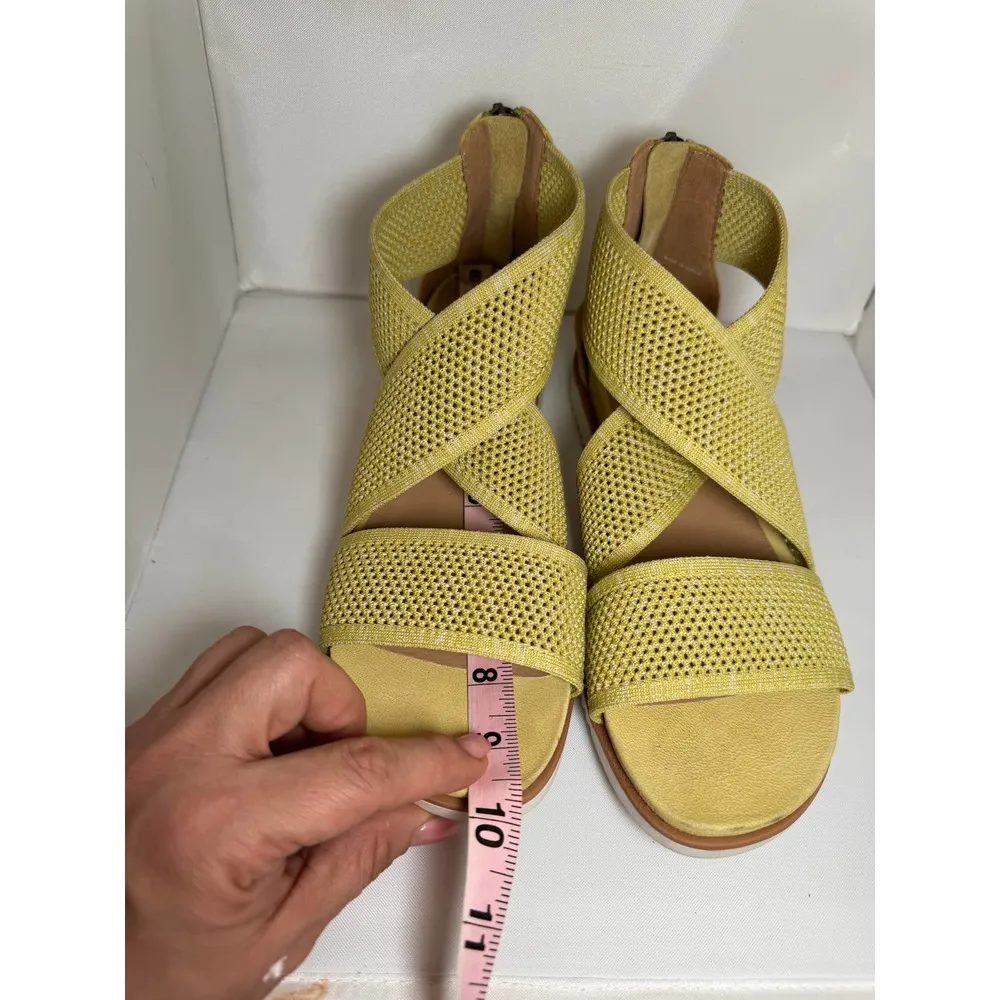 Eileen Fisher Women's Yellow Kitts Sandal size 8 - Image 2